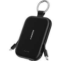 Cargador Portátil Power Bank Rorry 5000 Mah Con Cables Integrados