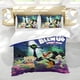 thumbnail image 5 of El Día que la Tierra Explotó Conjunto de sábanas temático, trío de piezas, cómodo y amigable con la piel, diseño único, regalo de decoración para el hogar para familiares, amigos y fans,173cm *218cm, 5 of 6