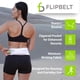 thumbnail image 3 of Cinturón FlipBelt para correr con cremallera, tamaño mediano, bígaro, 3 of 7