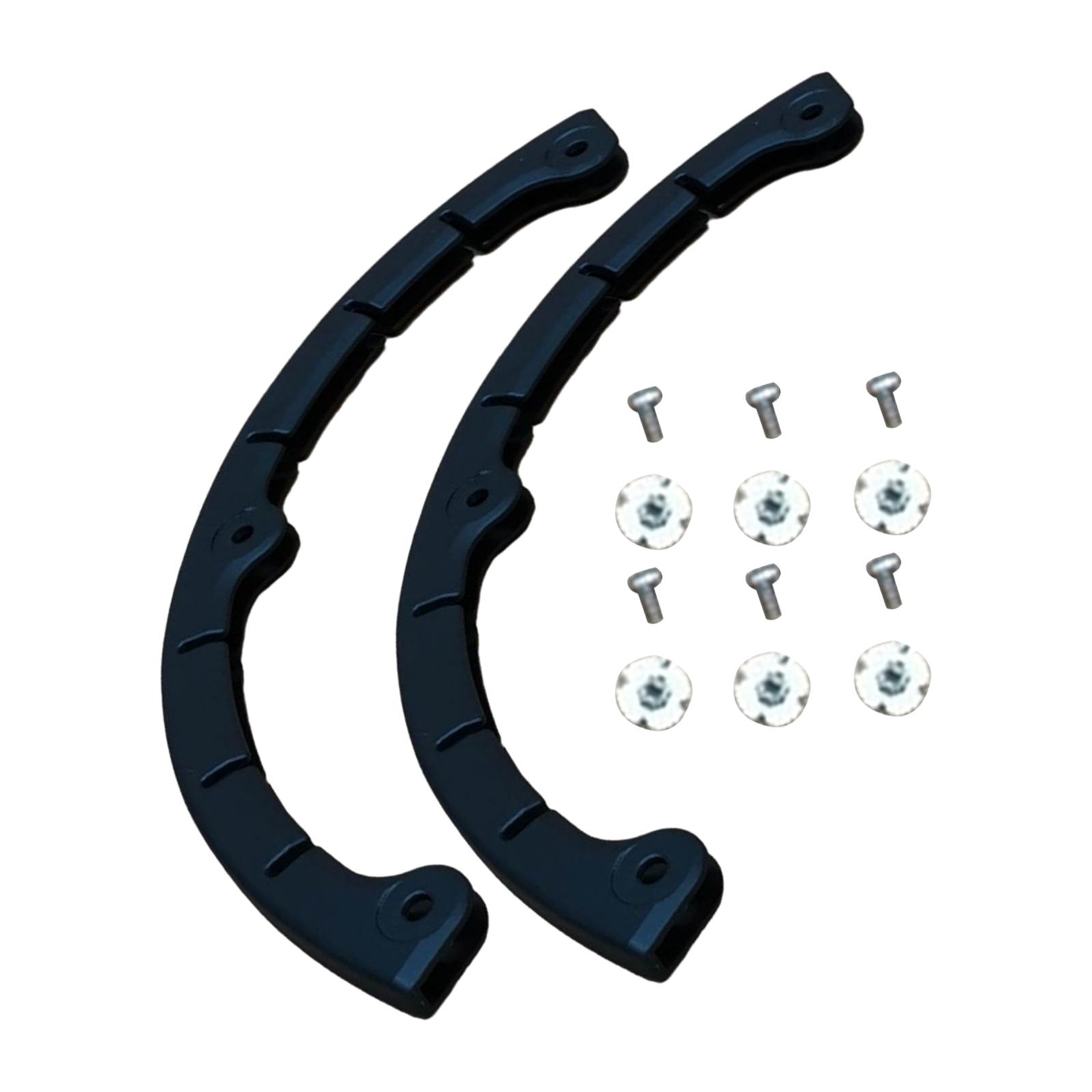 Magideal - 2 Uds Tiras Protectoras De Snowboard Tiras De Cubierta De Cubierta De Longboard Protector De Cubierta De Monopatín De Repuesto Para Monopatín Estándar Estilo A