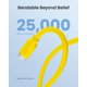 thumbnail image 5 of Cable USB-C AOHI 140W PD 3.1 1 m Amarillo, 5 of 7