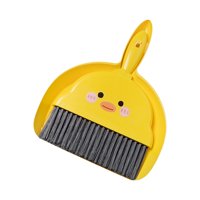 Magideal - Juego De Mini Recogedor, Juego De Limpieza De Amarillo, Juguete De Juego De Simulación Multiusos De Escritorio Para Limpieza Del Hogar Y Juego De