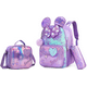 thumbnail image 1 of 3PCS Backpack for Girls 16" 3pcs School Backpacks with Lunch Box for Elementary Students Travel Sequin Backpack for Girls, 1 of 3