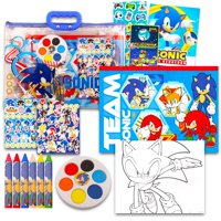 Set De Dibujo Y Pintura Sonic The Hedgehog Para Niños