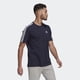 thumbnail image 4 of Camiseta adidas Essentials de 3 rayas Legend Ink para hombre, talla S, 4 of 8