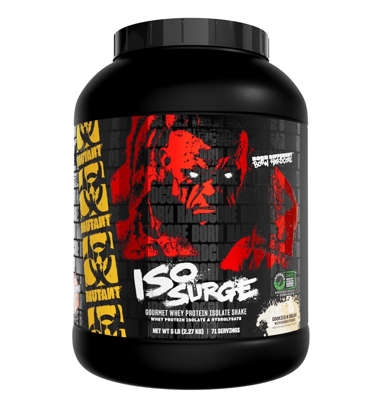 Mutant Iso Surge Whey Protein Isolate 5 Lbs Cookies & Cream