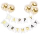 thumbnail image 1 of Guirnalda de feliz cumpleaños VCOSTORE con 5 globos de látex con confeti de lentejuelas doradas y 13 banderines con letras doradas brillantes, perfectos para decoraciones de fiesta de cumpleaños, 1 of 7