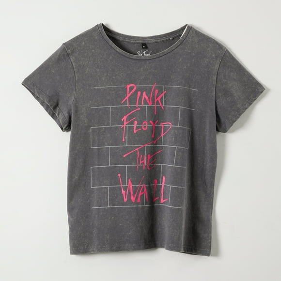 Polera Manga Corta Mujer The Wall Negro Pink Floyd