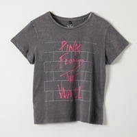 Polera Manga Corta Mujer The Wall Negro Pink Floyd