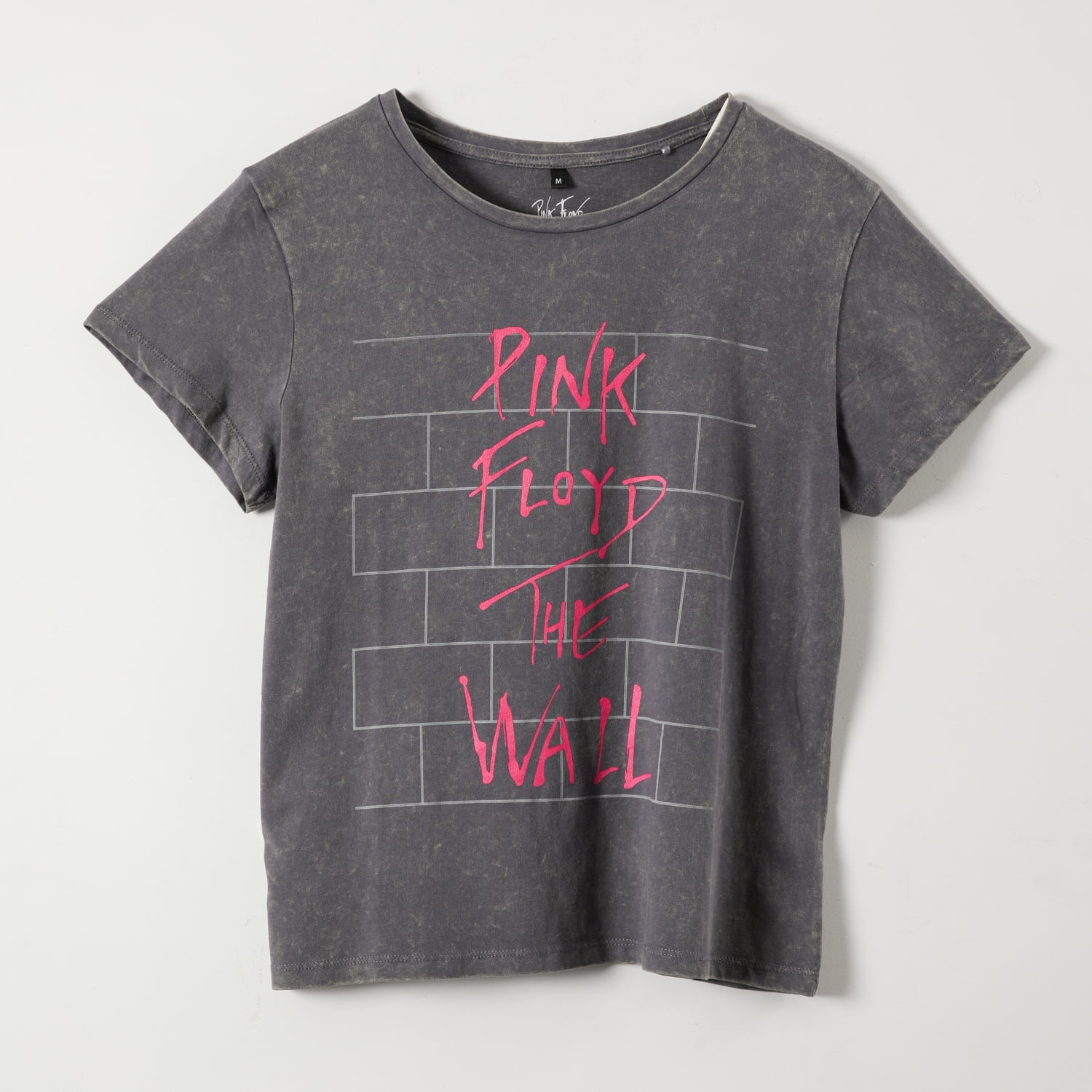 Polera Manga Corta Mujer The Wall Negro Pink Floyd