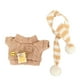 thumbnail image 3 of Suéter De Peluche Educativo Para Niños Haz Tus Propias Muñecas Para Muñecas De 15 Cm Parte Superior Marrón, 3 of 3