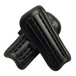 Ioensy - Espinilleras De Fútbol Accesorios De Fútbol Para Adultos Cómodo Y Ligero 2 Piezas Negro