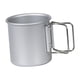 thumbnail image 1 of Taza De Camping Portátil Con Asas Plegables Para Jardín Mochilero Al Aire Libre Argent, 1 of 3