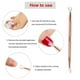 thumbnail image 4 of Raspador de cutículas, removedor de esmalte de uñas en gel, limpiador de uñas, herramientas de manicura y pedicura duraderas para uñas de manos y pies., 4 of 6