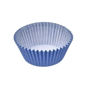 Genérico - Moldes Cupcakes Papel Color Azul 48Un Cotillon Celebracion