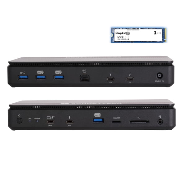 Base SSD Sonnet Echo 13 Thunderbolt 5 con Kingston PCIe 4.0 de 1 TB