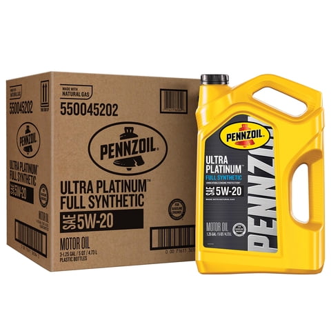 Aceite De Motor Pennzoil Ultra Platinum 5W-20 5L