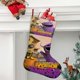 thumbnail image 2 of Robot Monstruo Tema: Calcetines de Navidad, fino lino blanco para colgar en escaleras y chimenea, decoración navideña para el hogar, regalo de Navidad. 45cm × 32cm, 2 of 5