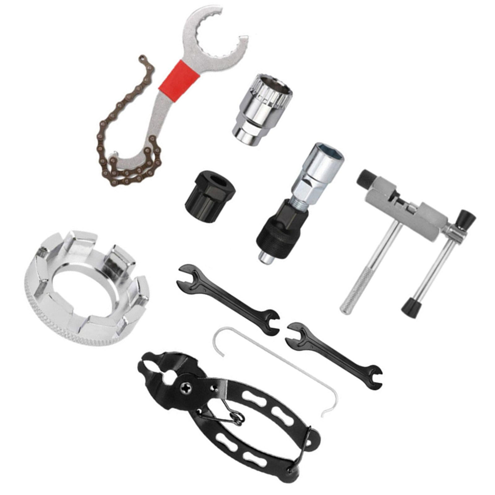 Magideal - Kits De Herramientas De Reparación De Bicicletas, Cadena De Extracción De Volante, Bielas De Bicicleta, Accesorios De Ciclismo Bmx, Fácil Instalación,