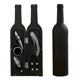 thumbnail image 1 of Vino Accesorios Set De Regalo Kit De Abridor De Corchones De Botella Anillo De Goteo Cortador De Lámina Vino Vertedor Y Tapón En Caso En Forma De Botella Novedad Regalo De San Valentí, 1 of 3