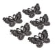 thumbnail image 5 of 5 piezas de tela bordada encaje mariposa apliques parches para ropa negro, 5 of 5