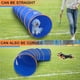thumbnail image 5 of Túnel de Agilidad para Perros GeerDuo 3 m Azul y Naranja con Estacas y Bolsa de Transporte, 5 of 9