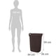 thumbnail image 3 of Cesto Canasto Para Ropa Khipu 60 Lts Con Tapa Color Chocolate, 3 of 3