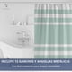 thumbnail image 3 of Cortina De Baño Diseño Impermeable Tela Bano + 12 Ganchos Turquesa AZ, 3 of 9