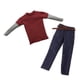 thumbnail image 3 of Pantalones Vaqueros De Mezclilla Clásicos Masculinos A Escala 1/6 Y Camiseta Para Figuras De Acción De 12 Pulgadas, 3 of 5