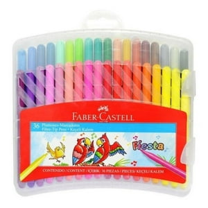 Faber Castell - Marcadores Escolares Faber-Castell X36 Colores