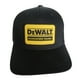thumbnail image 1 of Gorro DEWALT Oakdale Patch Trucker para hombre, negro/amarillo, 1 of 3