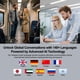 thumbnail image 3 of Gafas traductoras con IA MNVOEQ inalámbricas Bluetooth 140+, 3 of 8
