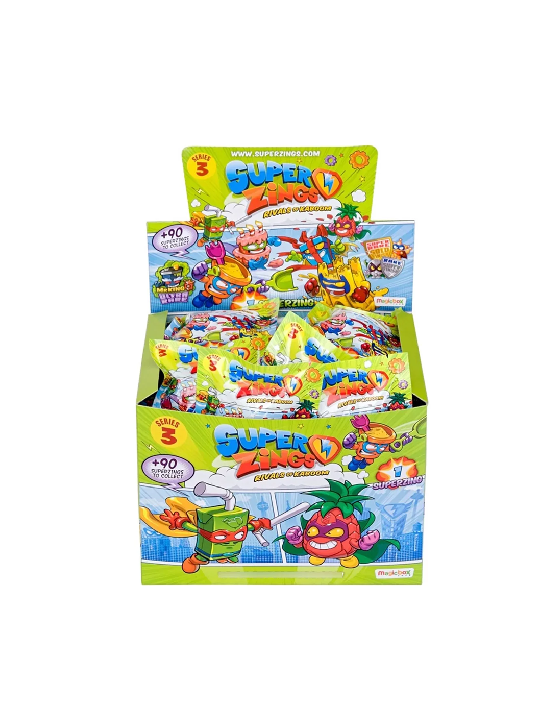 Genérico - Superzings Pack Caja Figuras Coleccionables Serie Verde
