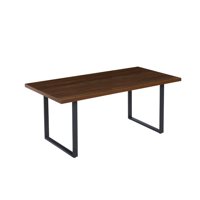 Klik Muebles - Mesa De Comedor Estilo Industrial 160X90 - Madera Oscura Walnut