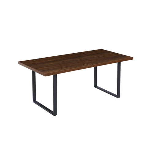 Klik Muebles - Mesa De Comedor Estilo Industrial 160X90 - Madera Oscura Walnut
