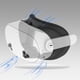 thumbnail image 2 of Compatible con Meta Quest 3S - Soporte de interfaz facial 3 en 1 con almohadilla de espuma de PU y juego de almohadillas nasales de silicona para accesorios de casco de RV-Negro, 2 of 6