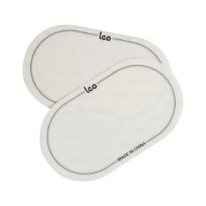 Bothyi - 2X Parches De Parche De Tambor A Prueba De Impactos Para Piezas De Bombo Protector De Parche Blanco 15,7 Cm X 9 Cm