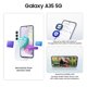 thumbnail image 3 of Smartphone Samsung Galaxy A35 5G + 4G LTE 128 GB + 8 GB RAM, 3 of 7