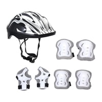 Ioensy - Casco De Patinaje De Casco Para Bicicletas Para Niños Para Ciclismo Múltiple Skate De Rodillo Deportivo Blanco