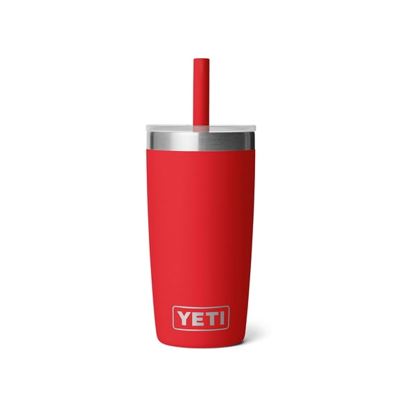 Vaso YETI Rambler Jr. 300 ml con tapa de pajita de silicona Rescue Red