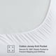 thumbnail image 4 of Protector de colchón Sleep Philosophy Classic Cloud Queen blanco, 4 of 6