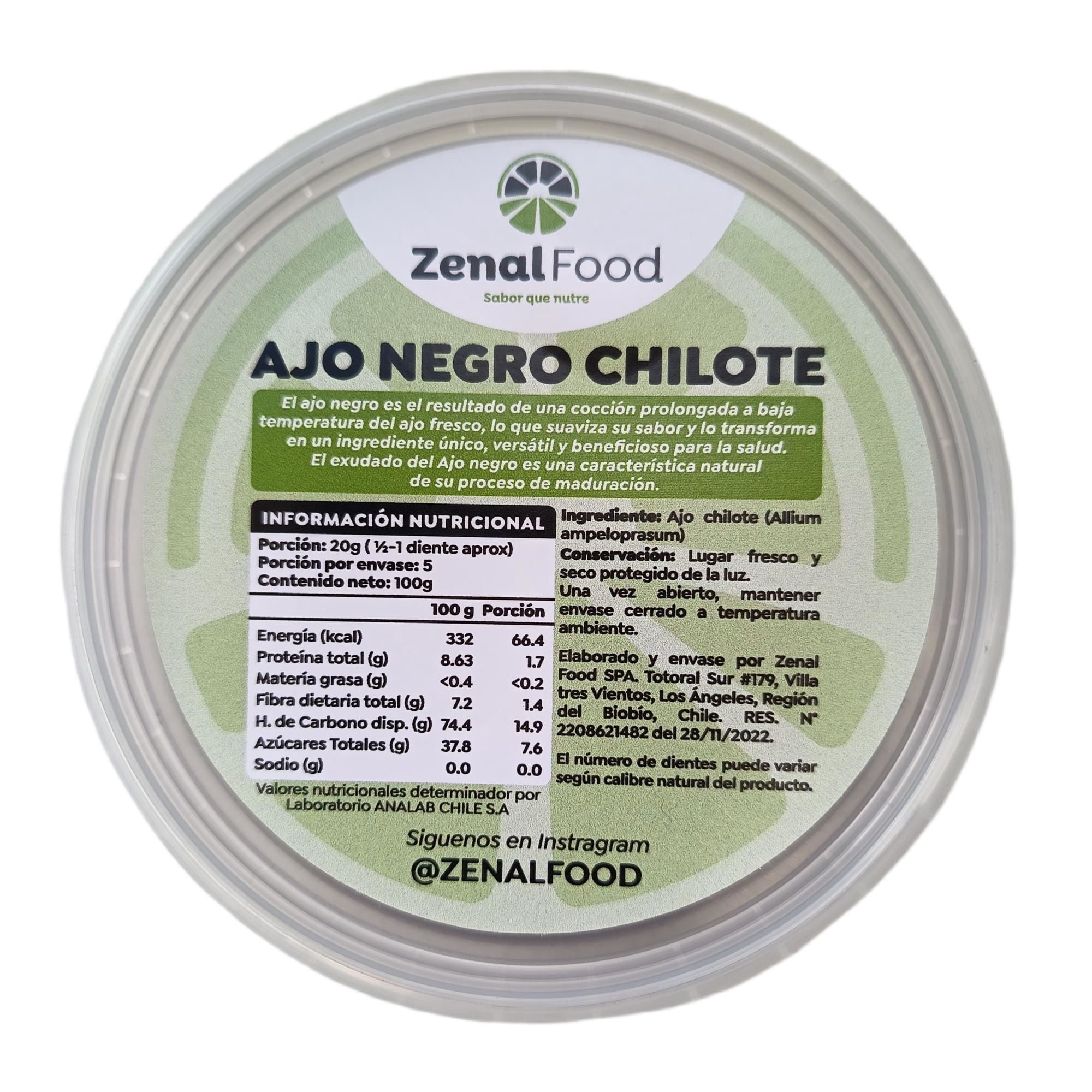 Ajo Negro Chilote Pote 100 g