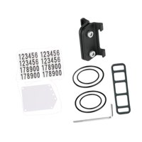 Magideal - Soporte Para Matrícula De Ciclismo, Montaje Para Matrícula De Ciclismo, Liberación Rápida, Fácil De Instalar, Soporte Para Tija De Sillín Para Adultos