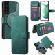thumbnail image 1 of Funda Billetera Magnética para Samsung Galaxy S22 Plus Soporte Tarjetas Desmontable Verde, 1 of 6
