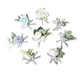 thumbnail image 2 of Nvzi -b 2 Pzas Alfileres de boutonniere para Hombre Novio y Padrino Boutonnieres con Alfileres boutonniere de Novio para Boda Graduación Ceremonia Aniversario Cena, Estilo D, 2 of 2