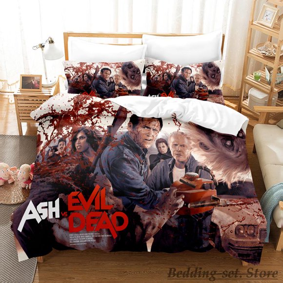 Ash VS Evil Dead Bedding Set Bed Set Aldult Kid Bedroom Duvetcover Sets parure de lit