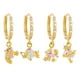 thumbnail image 3 of 4 Pendientes Colgantes De Aro Para Niñas Adolescentes Para Novia, Madre, Esposa, 3 of 5
