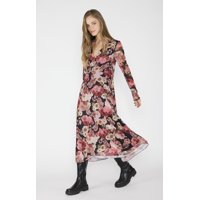 Eclipse - Vestido Mesh Lucía Burdeo Vino L