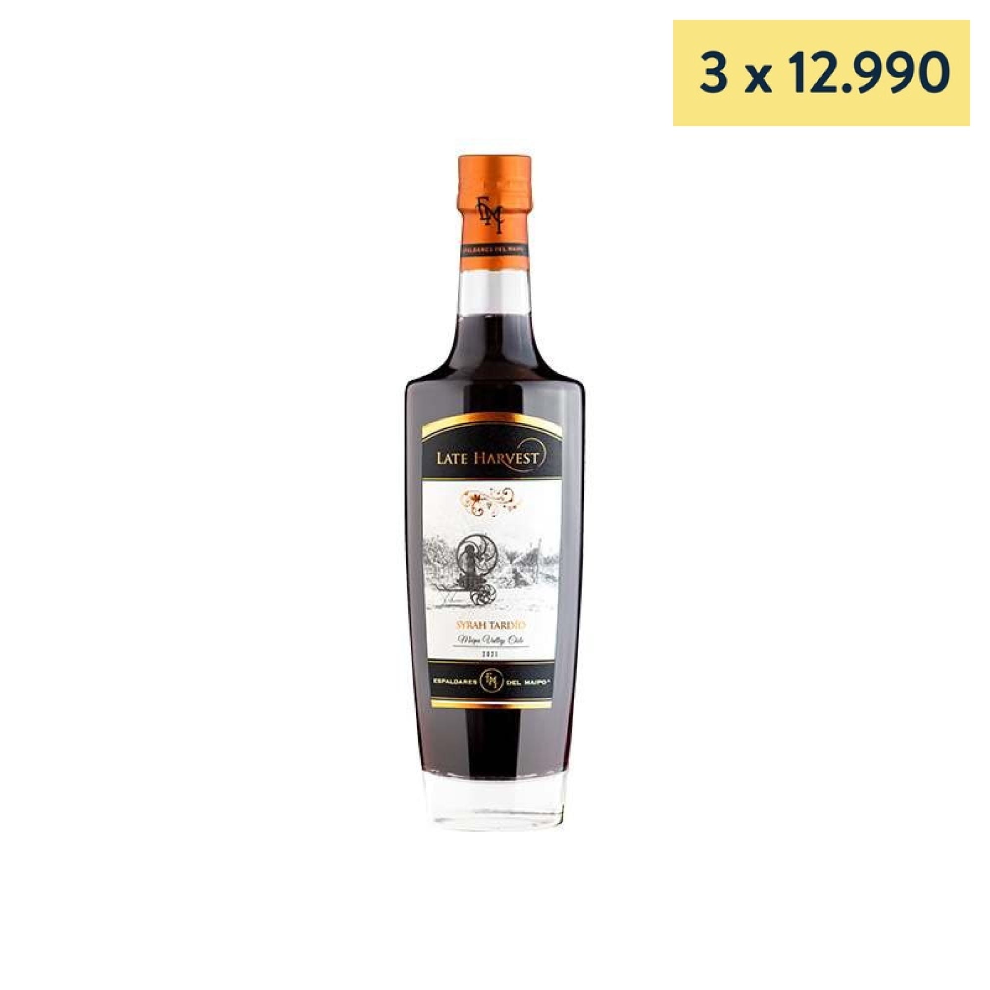 Vino Late Harvest Syrah Tardio 12.5° Botella 405 ml Sincronia