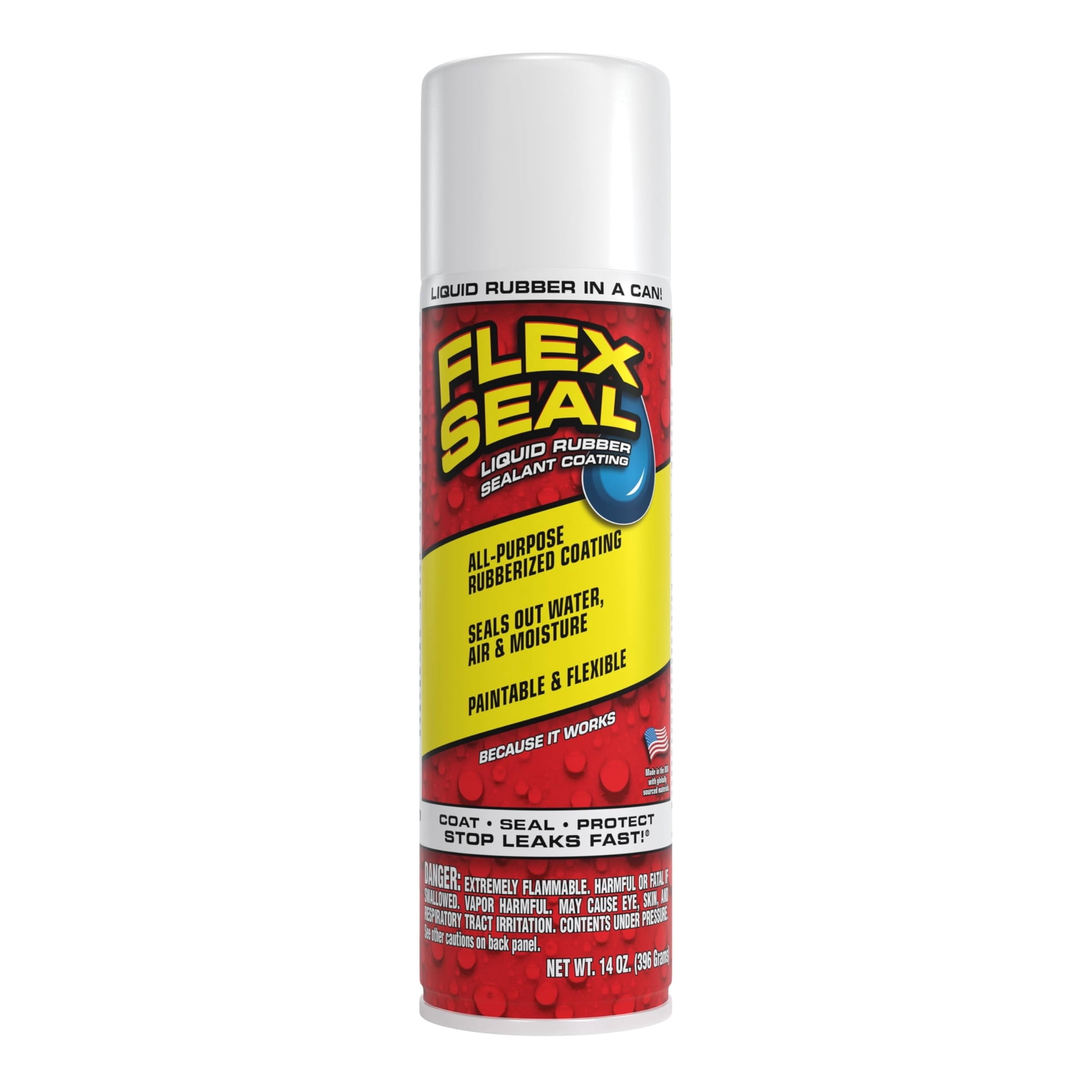 Sellador En Aerosol Flex Seal, Blanco, 414 Ml, Evita Fugas Y Es Resistente Al Agua